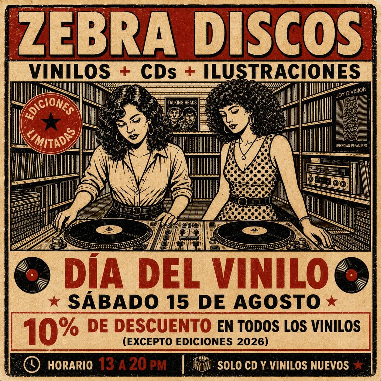Vinilos en Zebra Discos